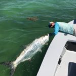 2020 - Mike Jones with an amazing Tarpon caught with guide Jared Raskob.