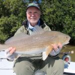 2021 - Jack Salisbury caught this nice Redfish on a fly rod.  