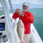 2021 - Ray Belanger caught this Mutton Snapper fishing with Captain Bill McKee.