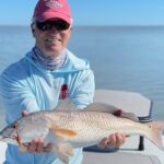 2021 - Steve Woodsum with one of 17 Redfish he landed in one day of sight fly fishing in the Everglades.